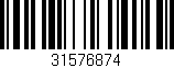 Código de barras (EAN, GTIN, SKU, ISBN): '31576874'