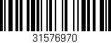 Código de barras (EAN, GTIN, SKU, ISBN): '31576970'