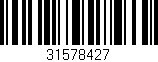 Código de barras (EAN, GTIN, SKU, ISBN): '31578427'