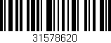 Código de barras (EAN, GTIN, SKU, ISBN): '31578620'