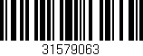 Código de barras (EAN, GTIN, SKU, ISBN): '31579063'