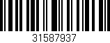 Código de barras (EAN, GTIN, SKU, ISBN): '31587937'