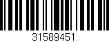 Código de barras (EAN, GTIN, SKU, ISBN): '31589451'