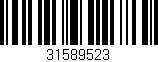 Código de barras (EAN, GTIN, SKU, ISBN): '31589523'