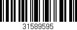 Código de barras (EAN, GTIN, SKU, ISBN): '31589595'