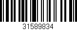 Código de barras (EAN, GTIN, SKU, ISBN): '31589834'