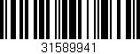Código de barras (EAN, GTIN, SKU, ISBN): '31589941'