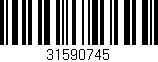 Código de barras (EAN, GTIN, SKU, ISBN): '31590745'