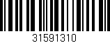Código de barras (EAN, GTIN, SKU, ISBN): '31591310'