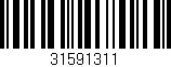 Código de barras (EAN, GTIN, SKU, ISBN): '31591311'