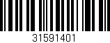Código de barras (EAN, GTIN, SKU, ISBN): '31591401'