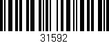 Código de barras (EAN, GTIN, SKU, ISBN): '31592'