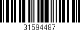 Código de barras (EAN, GTIN, SKU, ISBN): '31594487'
