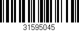 Código de barras (EAN, GTIN, SKU, ISBN): '31595045'