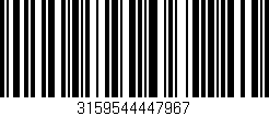 Código de barras (EAN, GTIN, SKU, ISBN): '3159544447967'