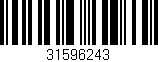 Código de barras (EAN, GTIN, SKU, ISBN): '31596243'