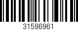 Código de barras (EAN, GTIN, SKU, ISBN): '31596961'