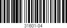 Código de barras (EAN, GTIN, SKU, ISBN): '31601-04'