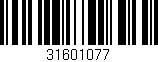 Código de barras (EAN, GTIN, SKU, ISBN): '31601077'