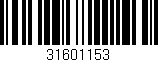 Código de barras (EAN, GTIN, SKU, ISBN): '31601153'