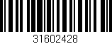 Código de barras (EAN, GTIN, SKU, ISBN): '31602428'