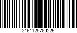 Código de barras (EAN, GTIN, SKU, ISBN): '3161129789225'