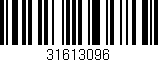 Código de barras (EAN, GTIN, SKU, ISBN): '31613096'