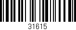 Código de barras (EAN, GTIN, SKU, ISBN): '31615'