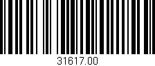 Código de barras (EAN, GTIN, SKU, ISBN): '31617.00'