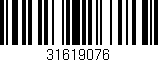 Código de barras (EAN, GTIN, SKU, ISBN): '31619076'