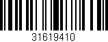 Código de barras (EAN, GTIN, SKU, ISBN): '31619410'