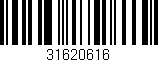 Código de barras (EAN, GTIN, SKU, ISBN): '31620616'