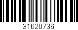 Código de barras (EAN, GTIN, SKU, ISBN): '31620736'