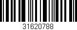 Código de barras (EAN, GTIN, SKU, ISBN): '31620788'