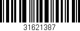 Código de barras (EAN, GTIN, SKU, ISBN): '31621387'