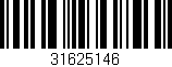Código de barras (EAN, GTIN, SKU, ISBN): '31625146'