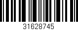 Código de barras (EAN, GTIN, SKU, ISBN): '31628745'