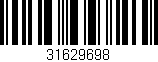 Código de barras (EAN, GTIN, SKU, ISBN): '31629698'