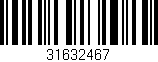 Código de barras (EAN, GTIN, SKU, ISBN): '31632467'