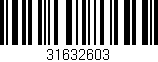 Código de barras (EAN, GTIN, SKU, ISBN): '31632603'