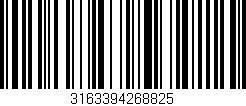 Código de barras (EAN, GTIN, SKU, ISBN): '3163394268825'