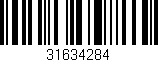 Código de barras (EAN, GTIN, SKU, ISBN): '31634284'