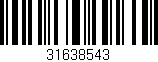 Código de barras (EAN, GTIN, SKU, ISBN): '31638543'