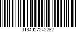 Código de barras (EAN, GTIN, SKU, ISBN): '3164927343262'