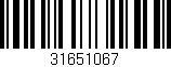 Código de barras (EAN, GTIN, SKU, ISBN): '31651067'