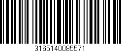 Código de barras (EAN, GTIN, SKU, ISBN): '3165140085571'
