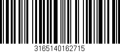 Código de barras (EAN, GTIN, SKU, ISBN): '3165140162715'