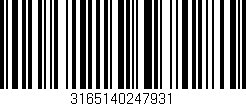 Código de barras (EAN, GTIN, SKU, ISBN): '3165140247931'