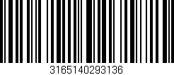 Código de barras (EAN, GTIN, SKU, ISBN): '3165140293136'