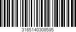 Código de barras (EAN, GTIN, SKU, ISBN): '3165140308595'